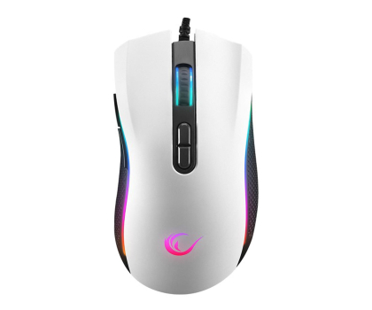 Myszka RAMPAGE SMX-R44V2 12800DPI RGB 1KHz HUANO Makro SMX-R44V2WHITE